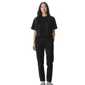Sundry NWT Classic Elevated Essential Minimalist Black Tee in Pima Cotton Size M